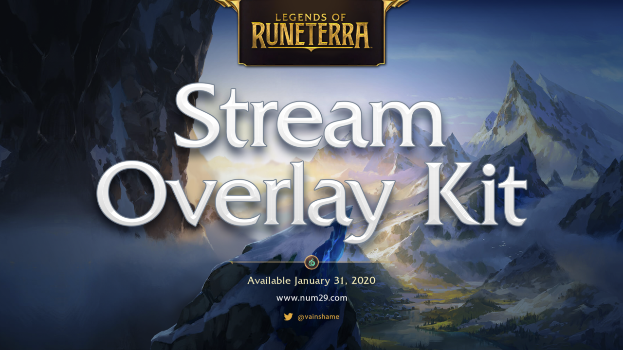 Legends of Runeterra Stream Overlay Kit – Number29, LLC